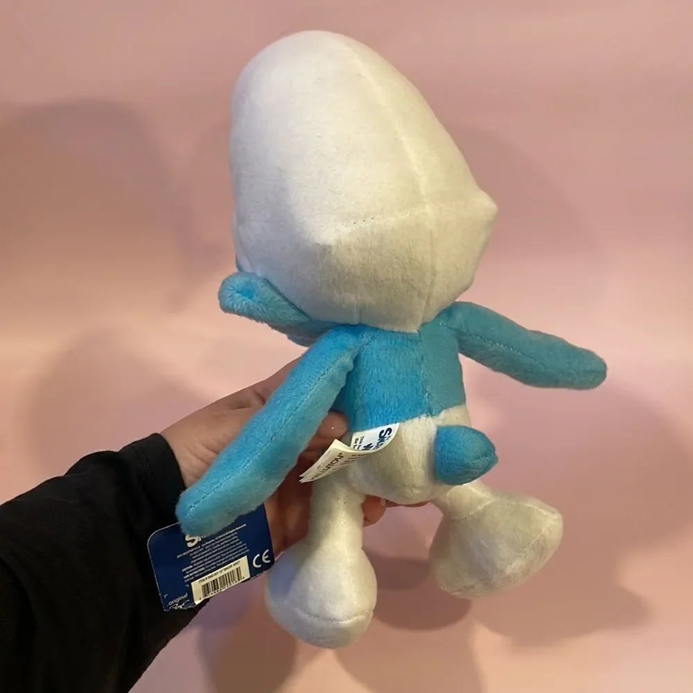 SMURF The Smurfs 11" Plush 2013 Kelly Toys NWT Excellent Condition Blue & White - Picture 3 of 9